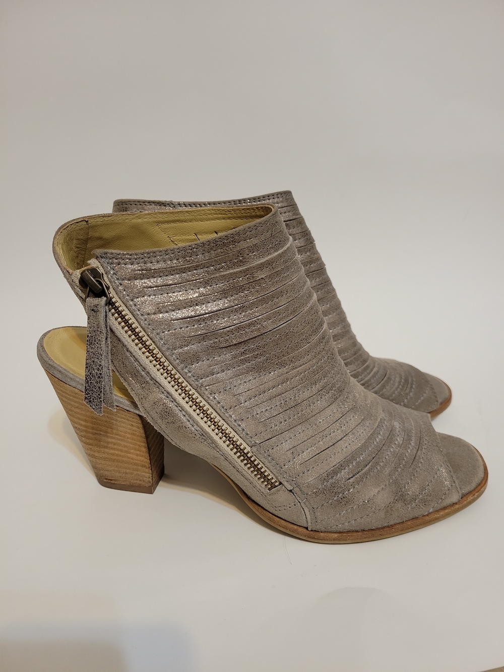 Peep-Toe Ankle Booties